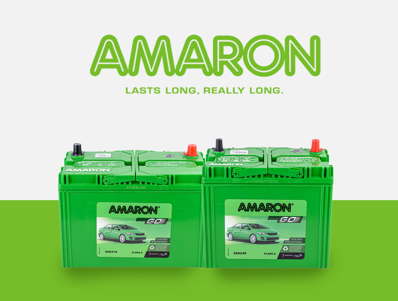 Amaron battery บริการเปลี่ยนแบตเตอรี่ Amaron อมารอน